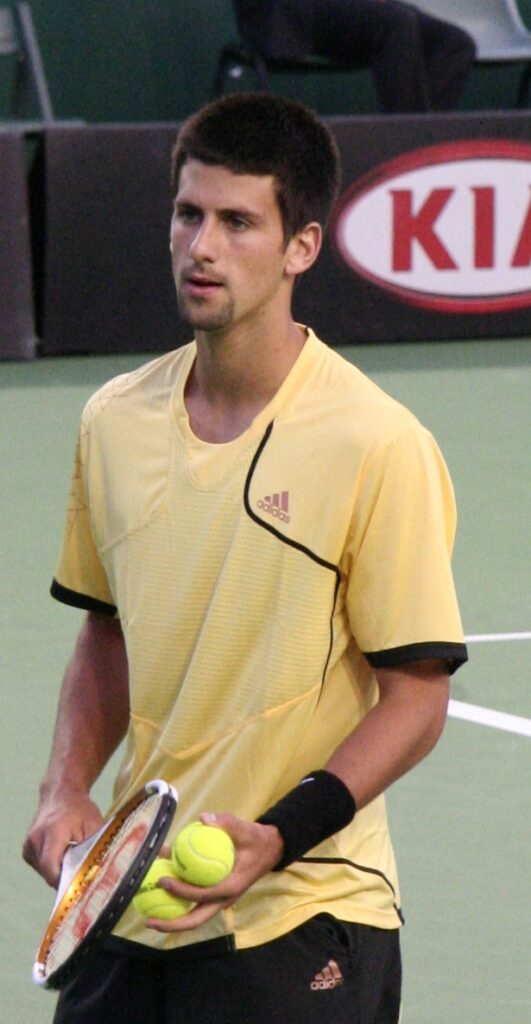 Novak Djokovic first match