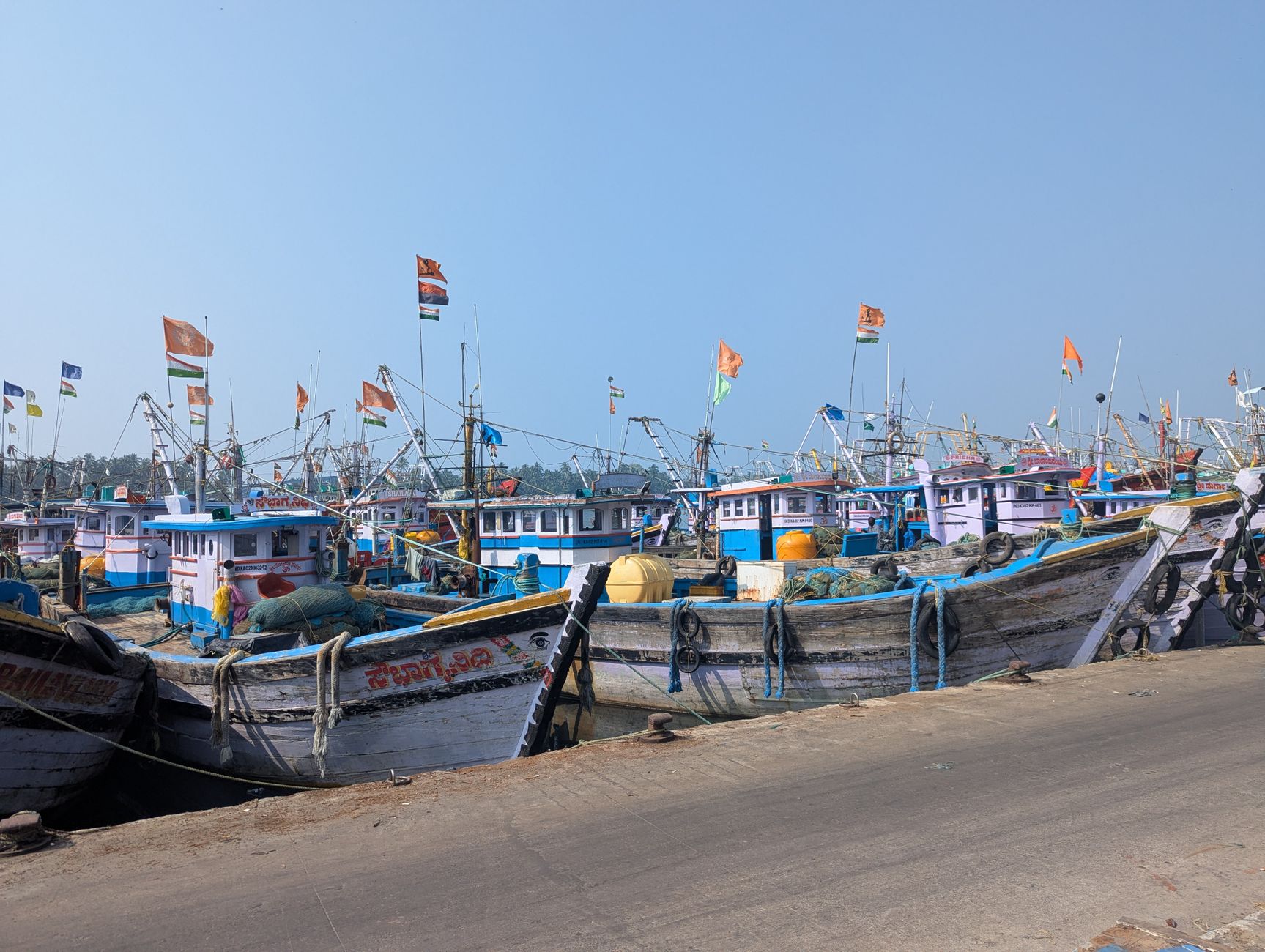 EV retrofitted fishing vessel